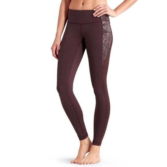 Athleta Pants - Athleta Revelation Splits Tight leggings Med plum